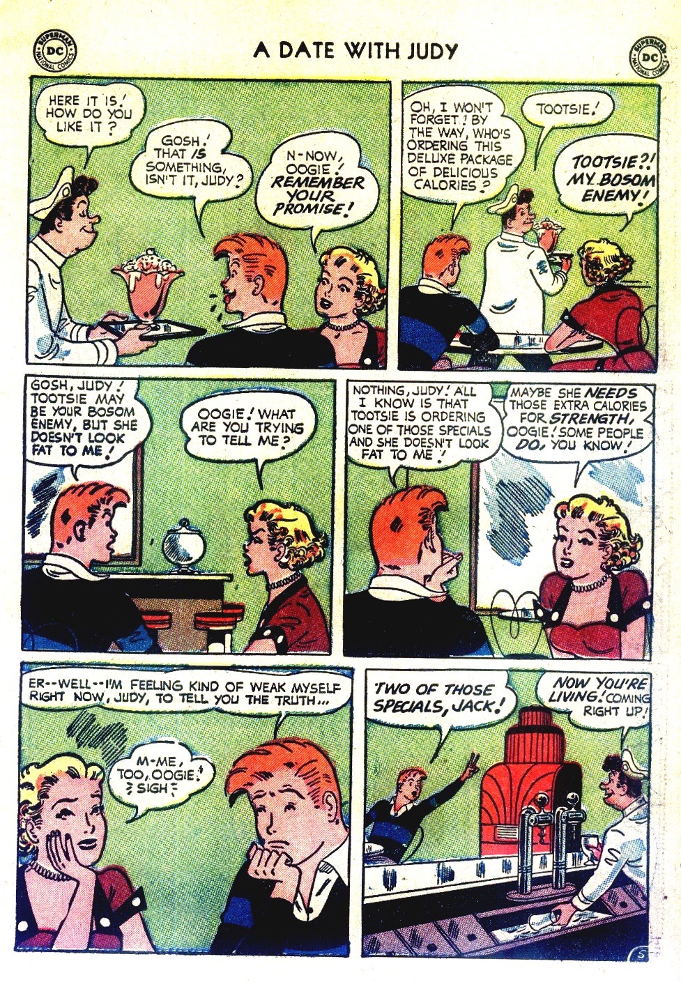 Read online A Date with Judy comic -  Issue #42 - 7