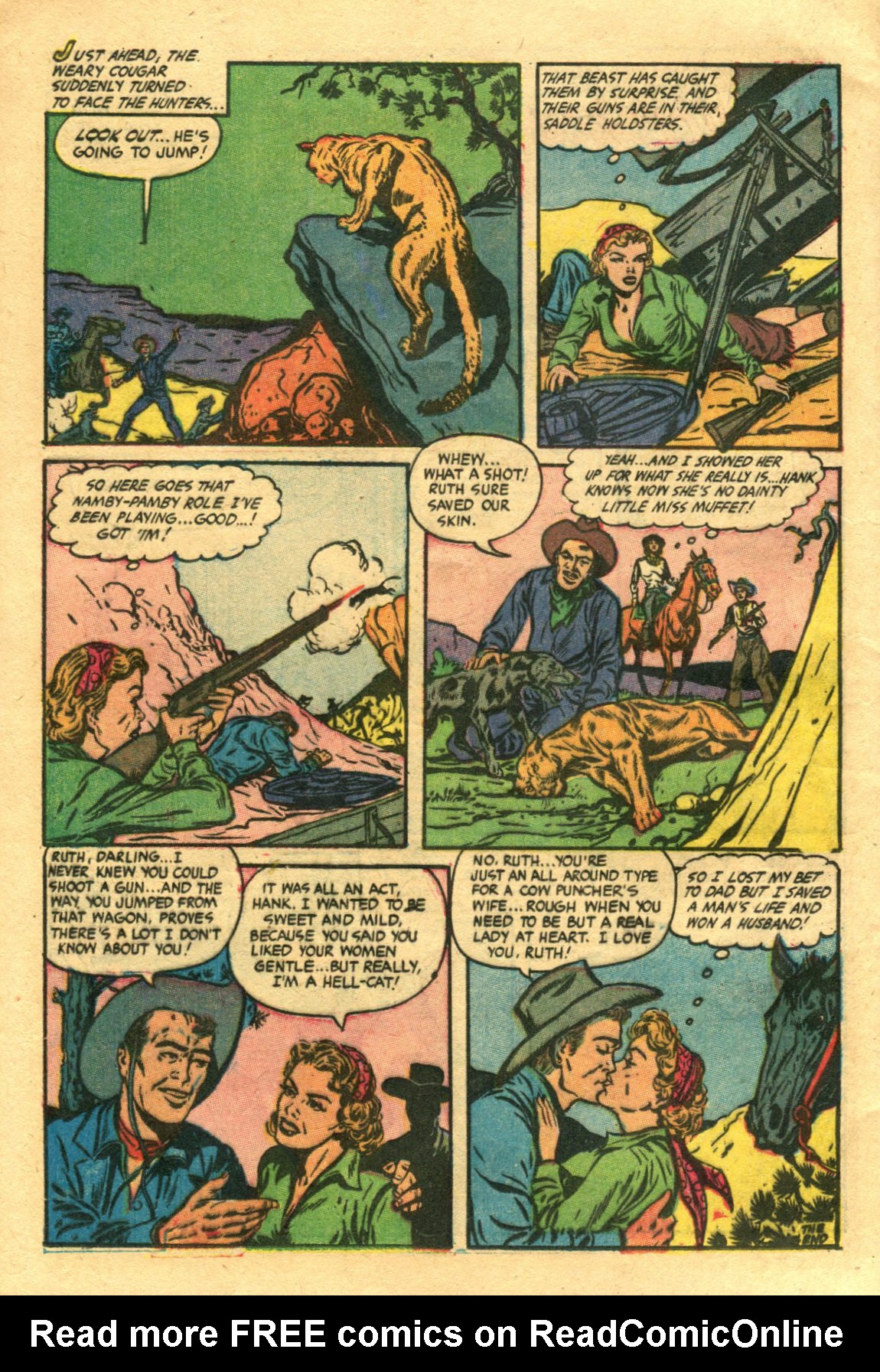 Read online Cowgirl Romances (1950) comic -  Issue #11 - 24