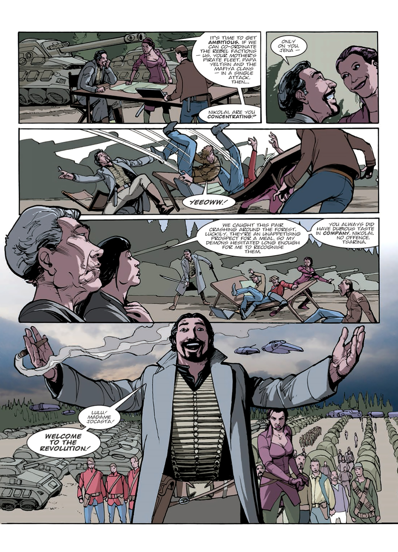 Read online Nikolai Dante comic -  Issue # TPB 9 - 132