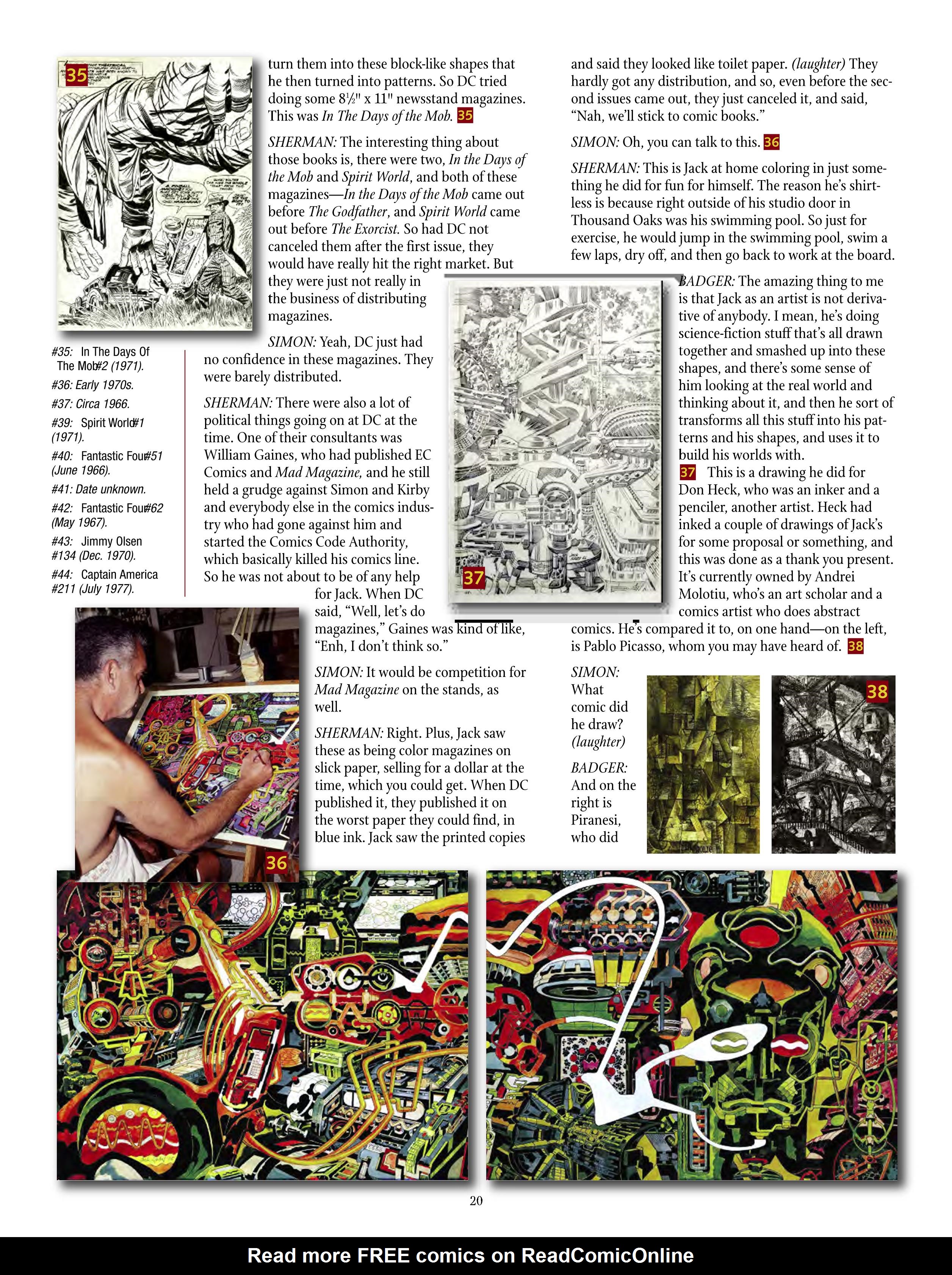 Read online The Jack Kirby Collector comic -  Issue #71 - 22