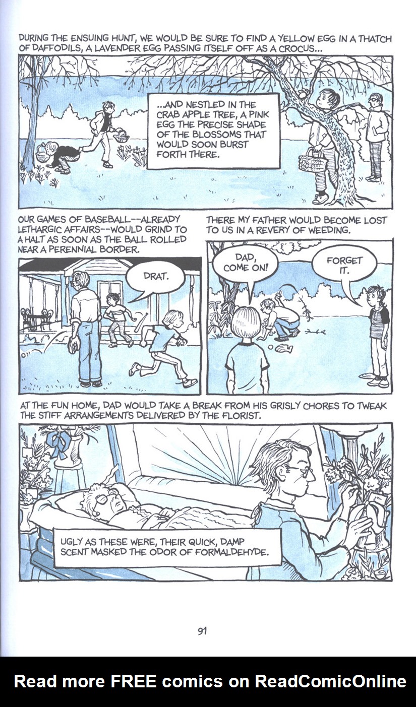 Read online Fun Home: A Family Tragicomic comic -  Issue # TPB - 98