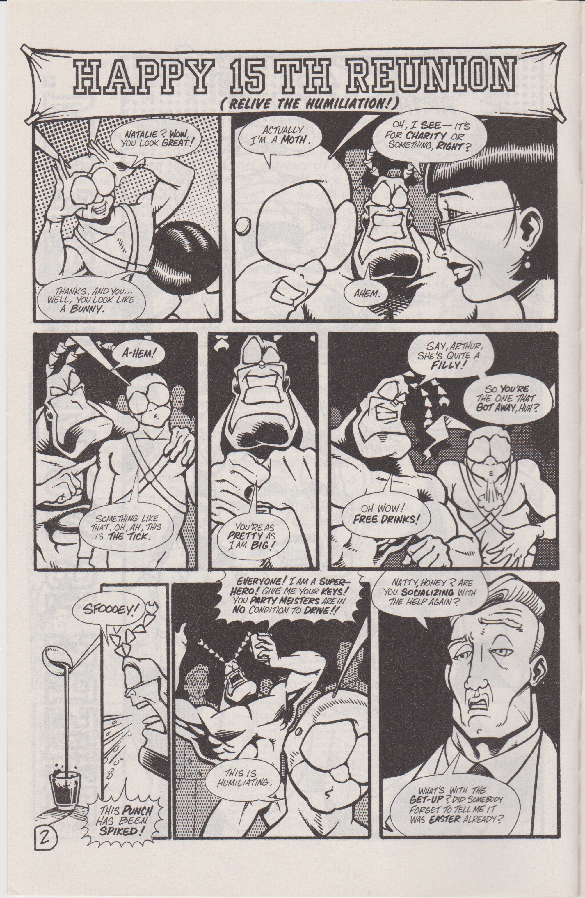 Read online The Tick's Back comic -  Issue # Full - 4