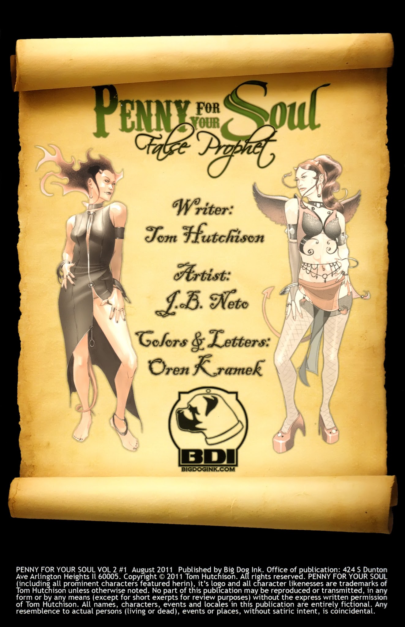 Read online Penny for Your Soul: False Prophet comic -  Issue #1 - 2
