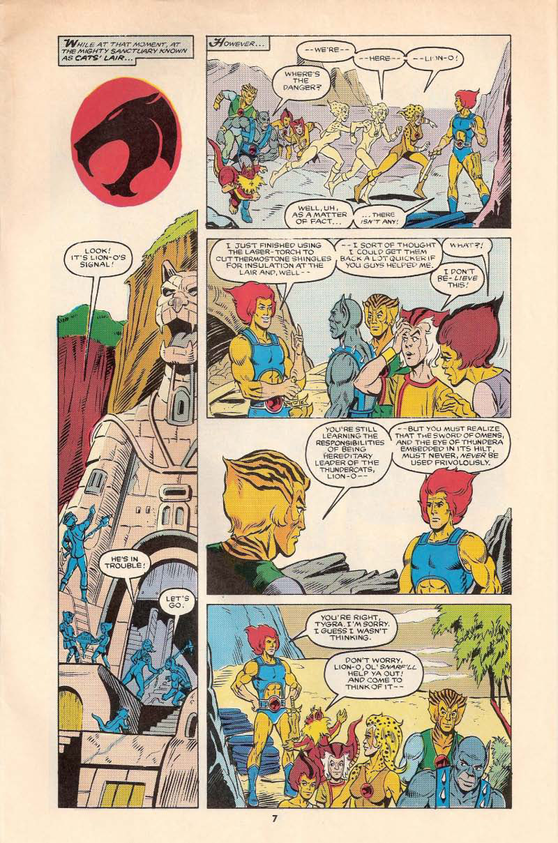 Read online ThunderCats (1987) comic -  Issue #1 - 7