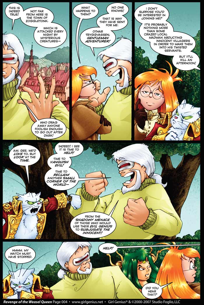 Read online Girl Genius (2002) comic -  Issue #7 - 121