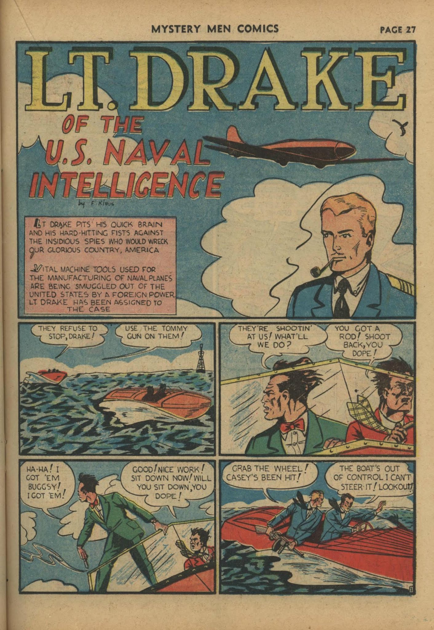 Read online Mystery Men Comics comic -  Issue #19 - 29