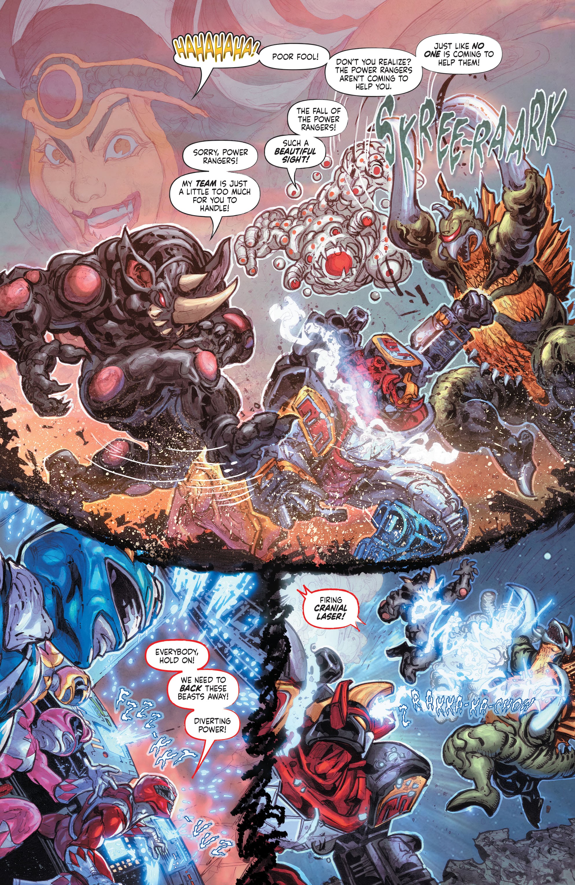 Read online Godzilla vs. The Mighty Morphin Power Rangers comic -  Issue #3 - 8