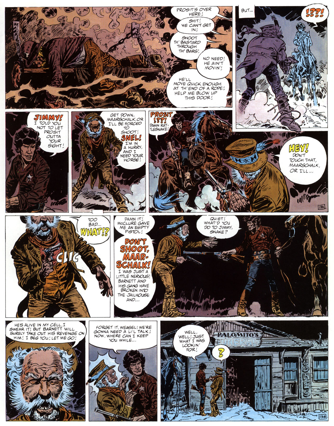 Read online Epic Graphic Novel: Marshal Blueberry comic -  Issue # TPB - 17