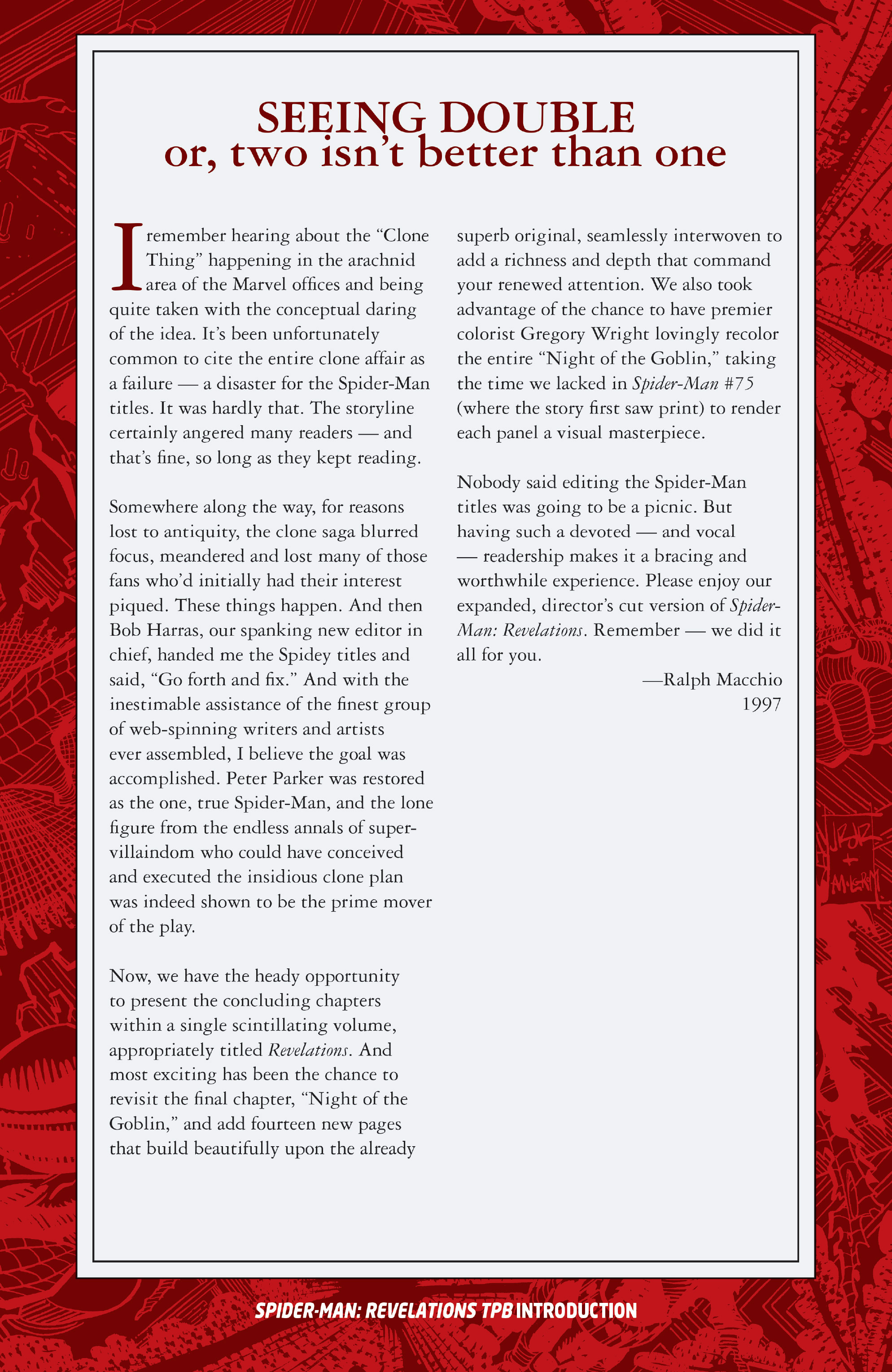 Read online The Amazing Spider-Man: The Complete Ben Reilly Epic comic -  Issue # TPB 6 - 423