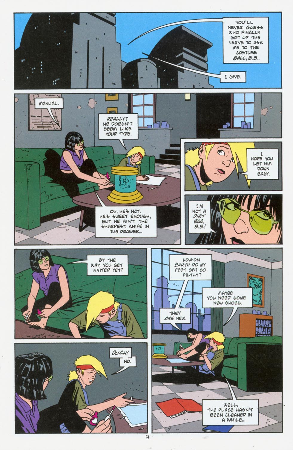 Read online Terminal City: Aerial Graffiti comic -  Issue #3 - 10