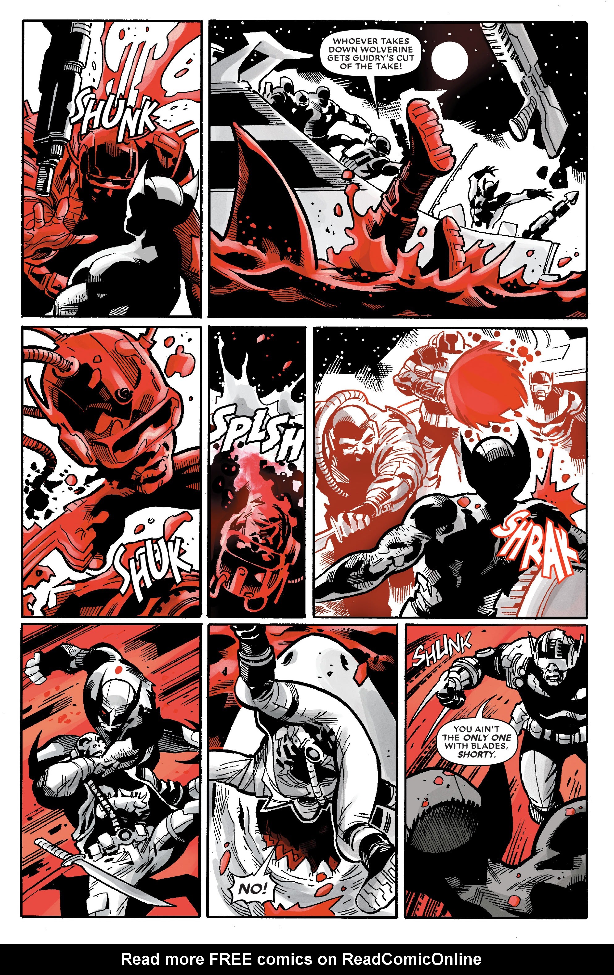 Read online Wolverine: Black, White & Blood comic -  Issue #4 - 20