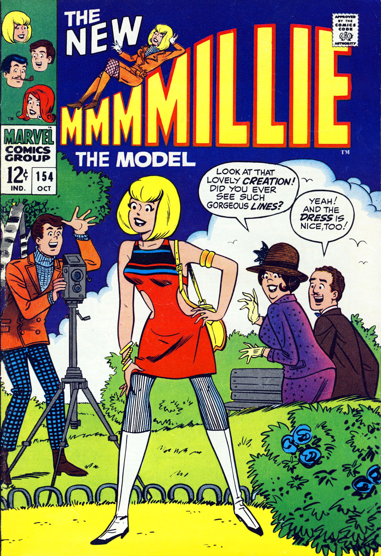 Read online Millie the Model comic -  Issue #154 - 1