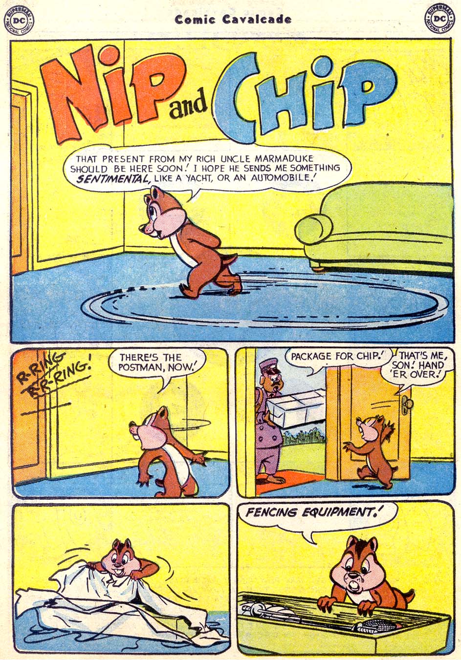 Read online Comic Cavalcade comic -  Issue #54 - 48