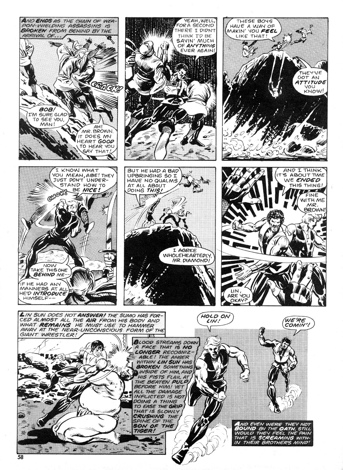 Read online The Deadly Hands of Kung Fu comic -  Issue #8 - 55