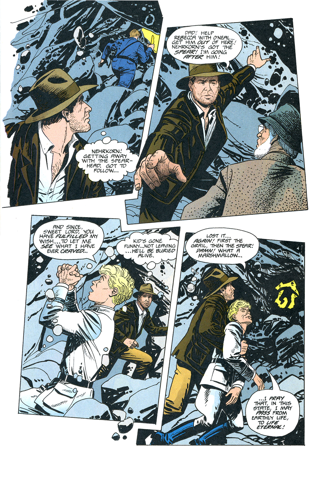 Read online Indiana Jones and the Spear of Destiny comic -  Issue #4 - 22