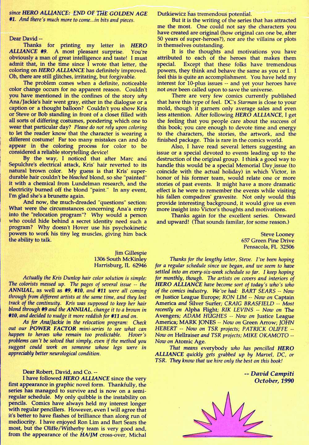 Read online Hero Alliance (1989) comic -  Issue #13 - 20