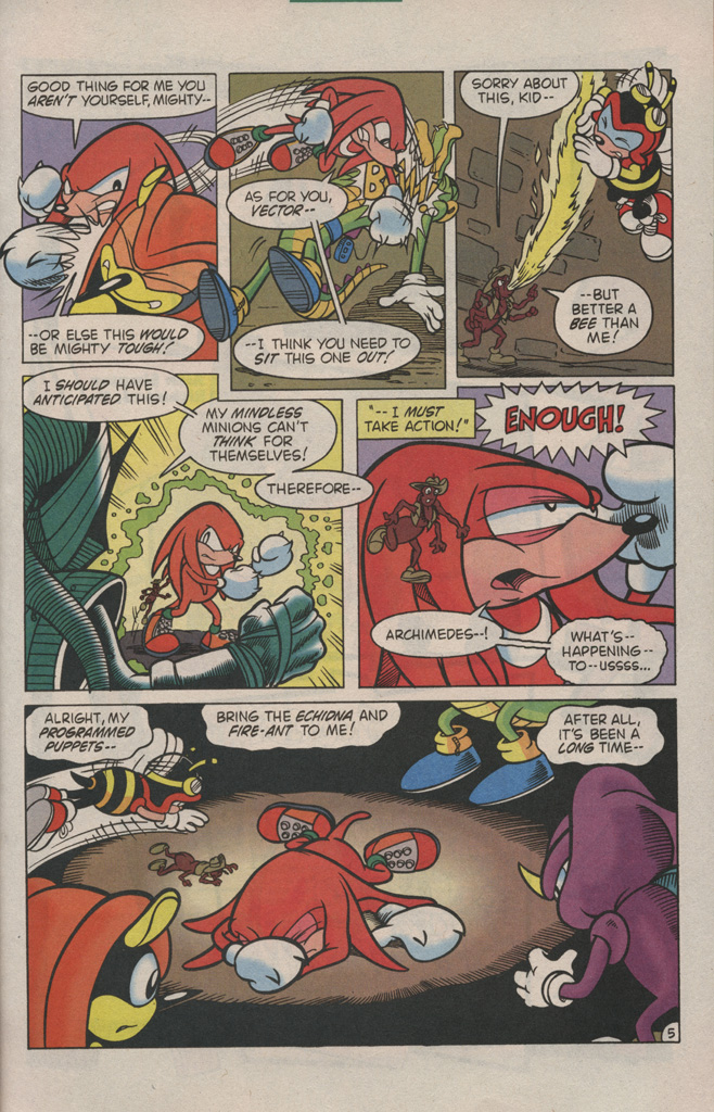 Read online Sonic's Friendly Nemesis, Knuckles comic -  Issue #3 - 9