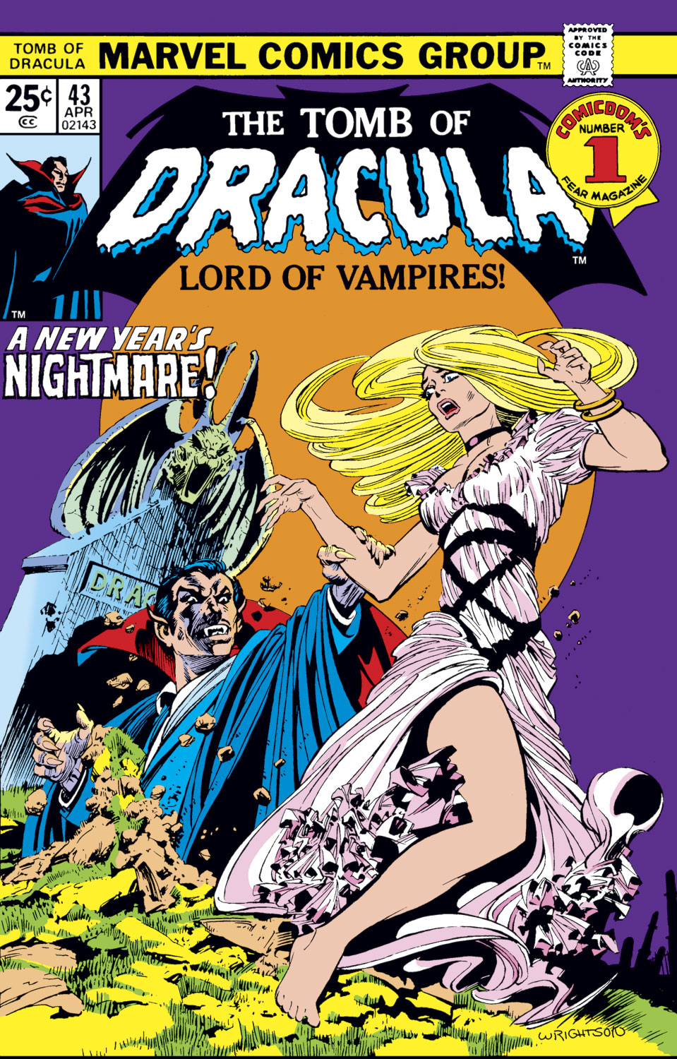 Read online Tomb of Dracula (1972) comic -  Issue #43 - 1