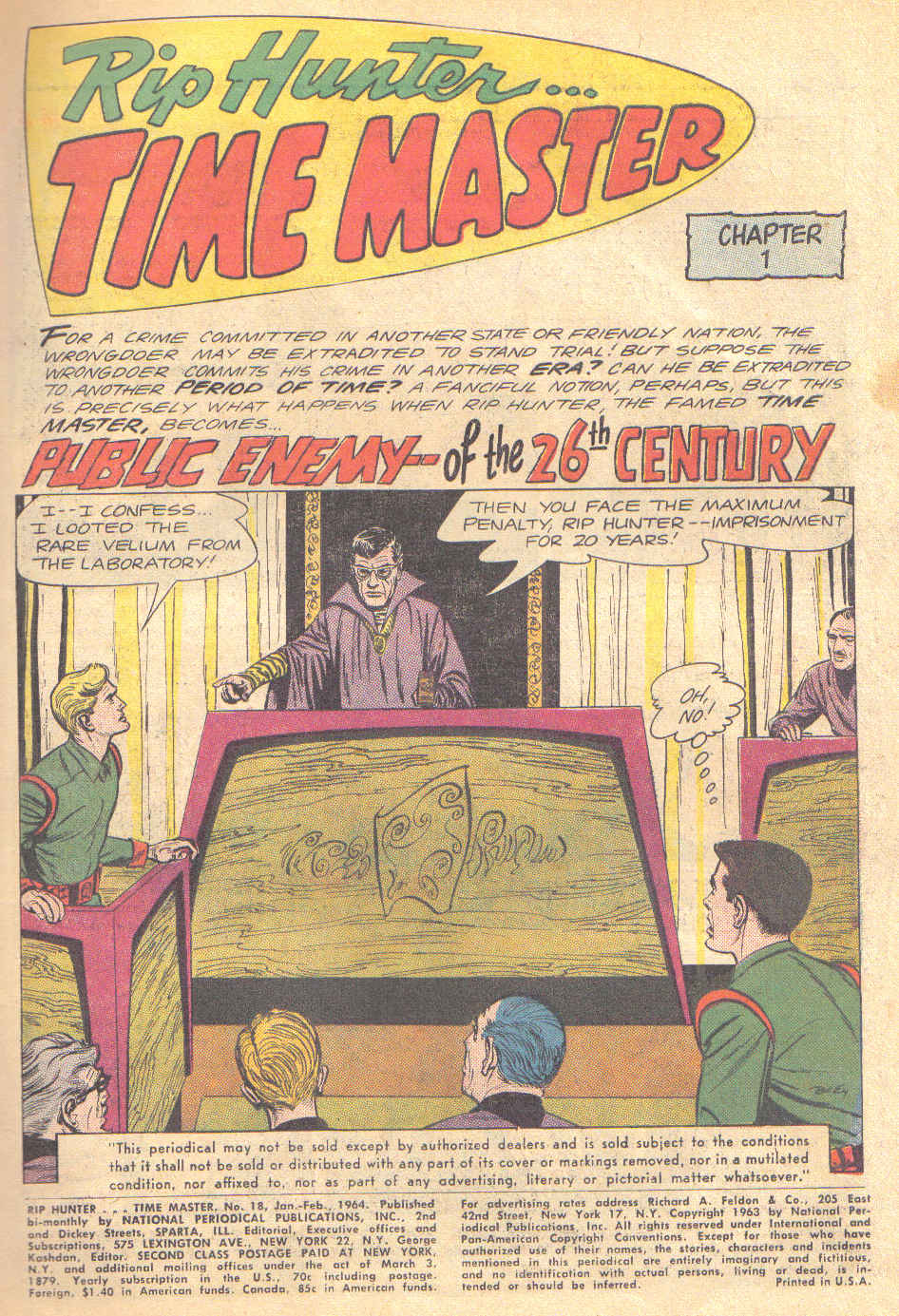 Read online Rip Hunter...Time Master comic -  Issue #18 - 3