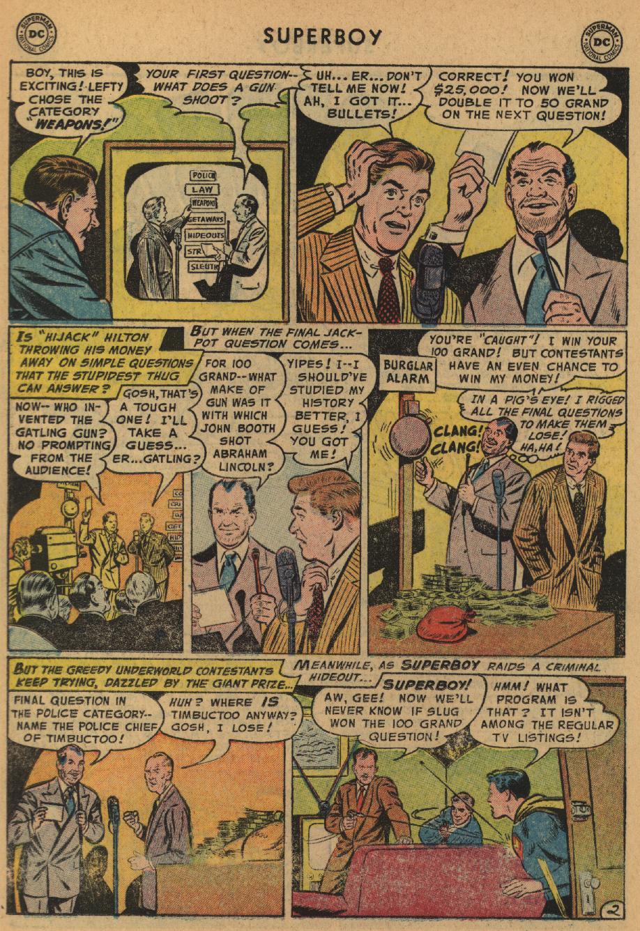 Read online Superboy (1949) comic -  Issue #47 - 12