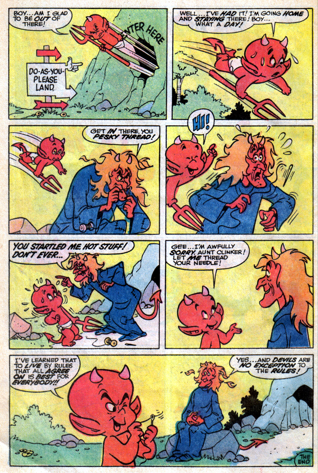 Read online Hot Stuff, the Little Devil comic -  Issue #159 - 16