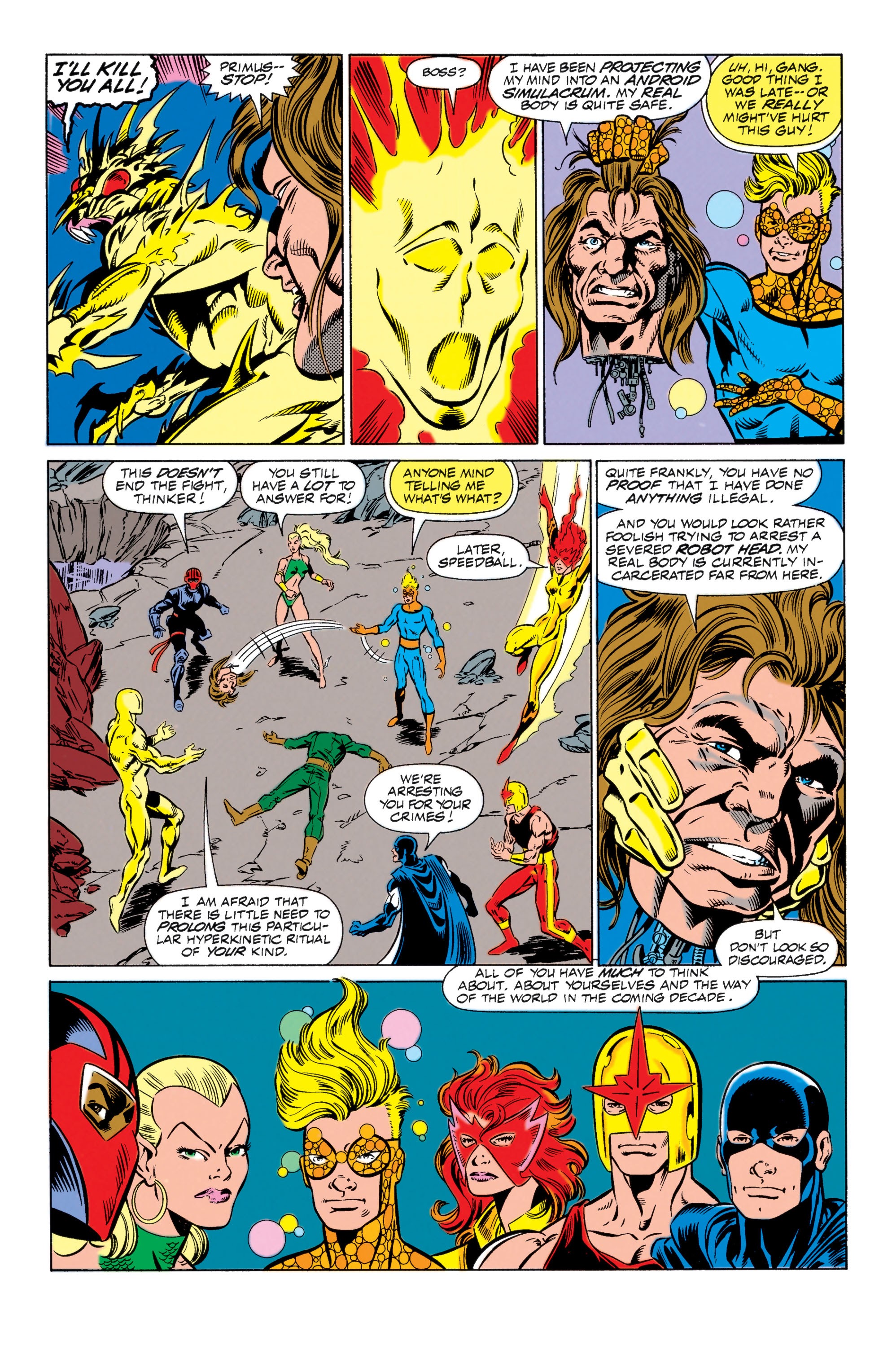 Read online The New Warriors comic -  Issue #3 - 22