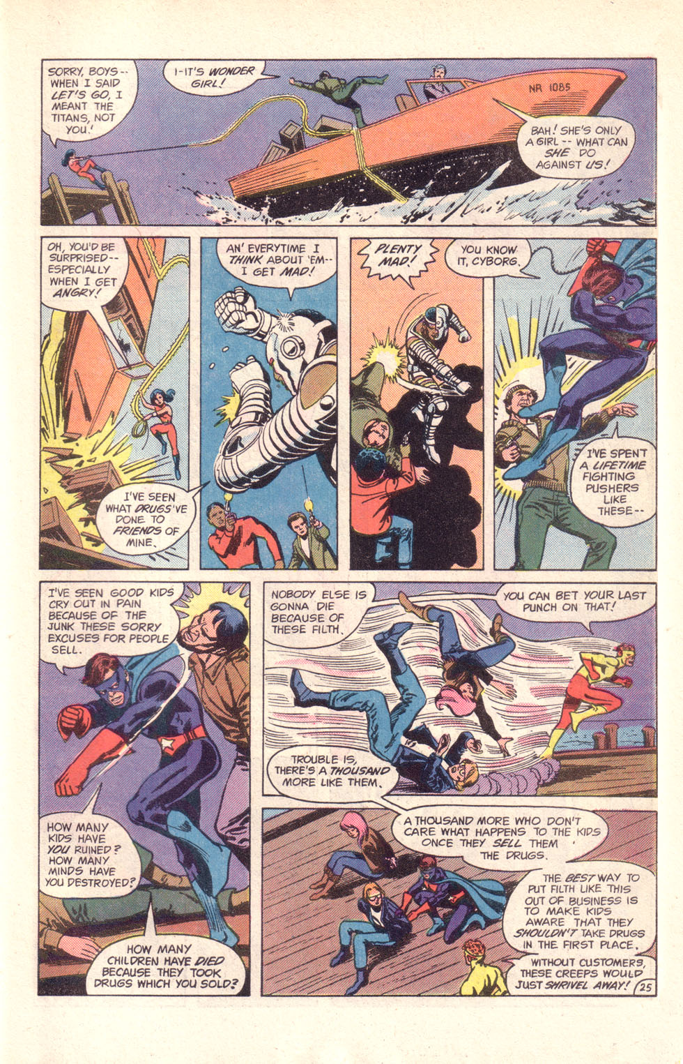 Read online The New Teen Titans (Drug Awareness Specials) comic -  Issue #1 - 27