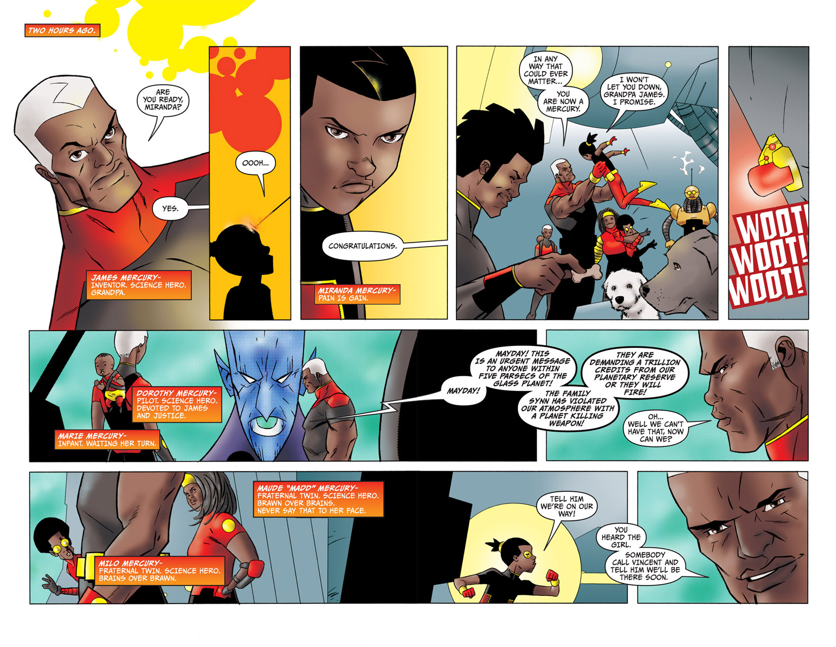 Read online The Many Adventures of Miranda Mercury: Time Runs Out comic -  Issue # TPB - 4