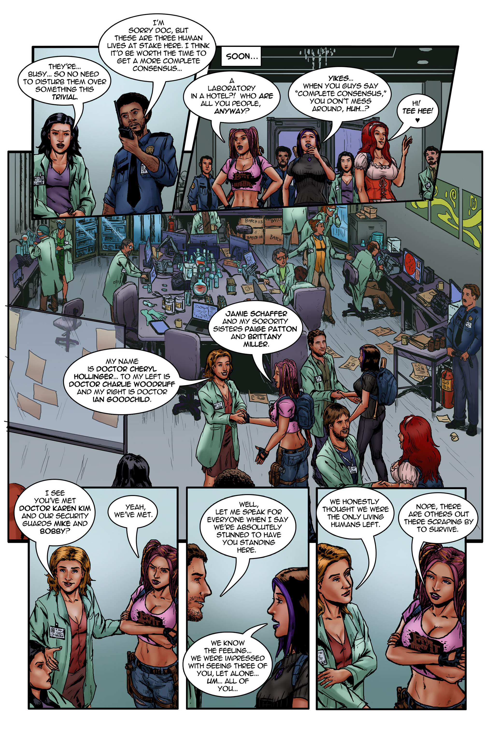 Read online Chaos Campus: Sorority Girls Vs. Zombies comic -  Issue #21 - 12