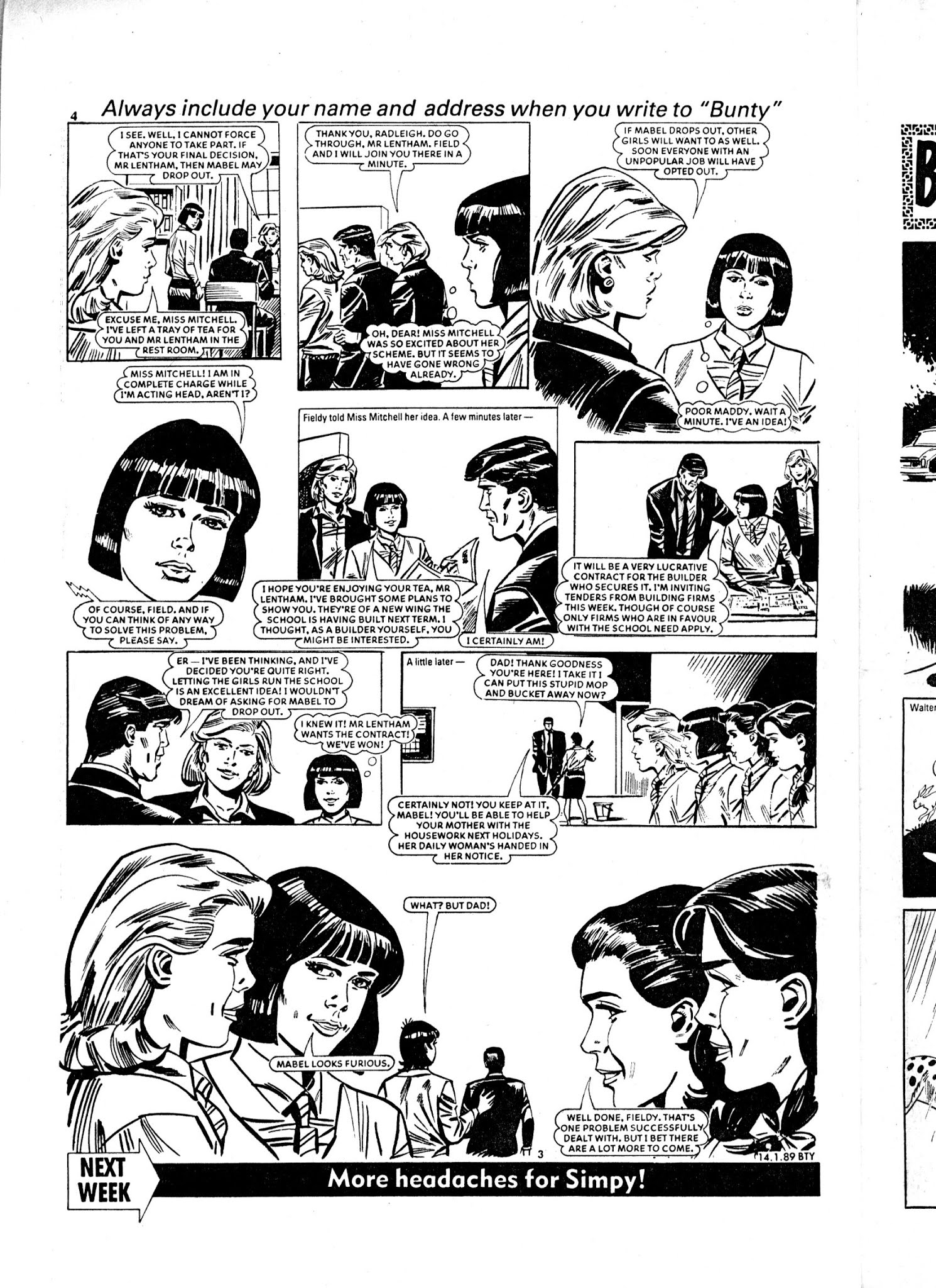 Read online Bunty comic -  Issue #1618 - 4