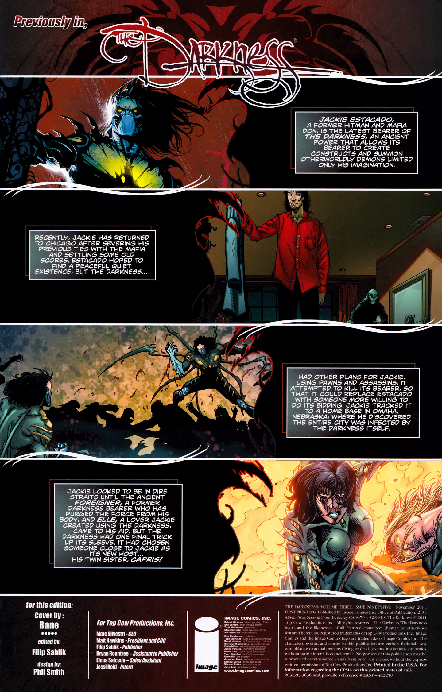 Read online The Darkness (2007) comic -  Issue #95 - 2
