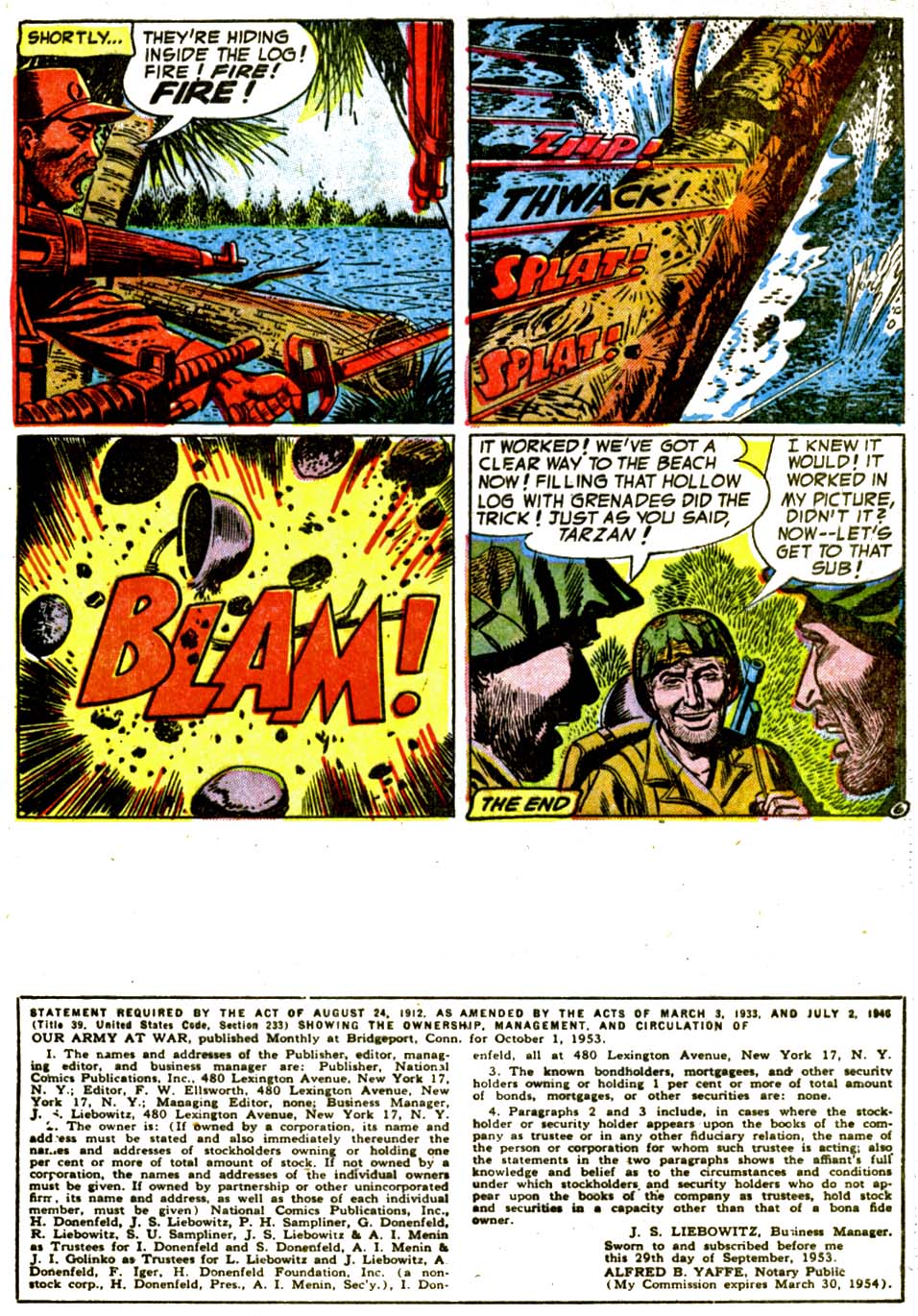 Read online Our Army at War (1952) comic -  Issue #19 - 33