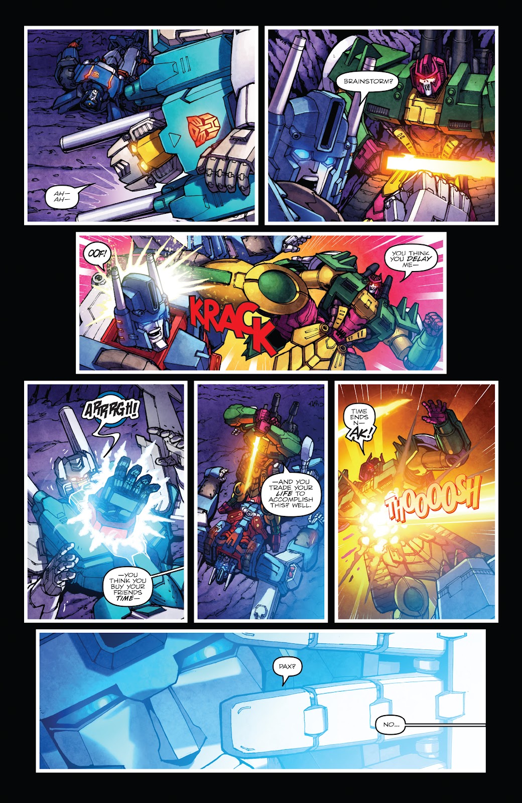 The Transformers: Dark Cybertron Finale issue Full - Page 122