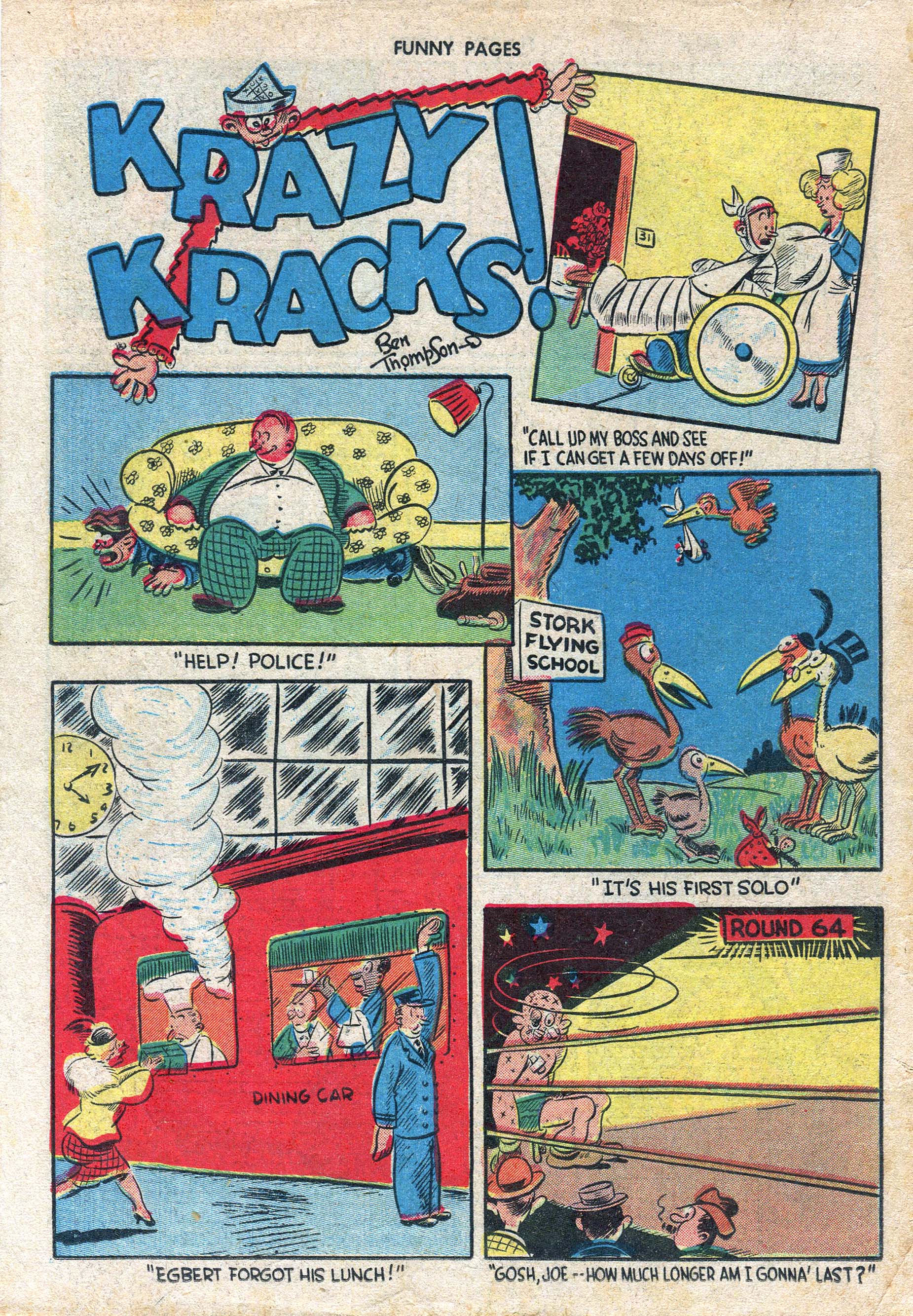 Read online Funny Pages comic -  Issue #42 - 48