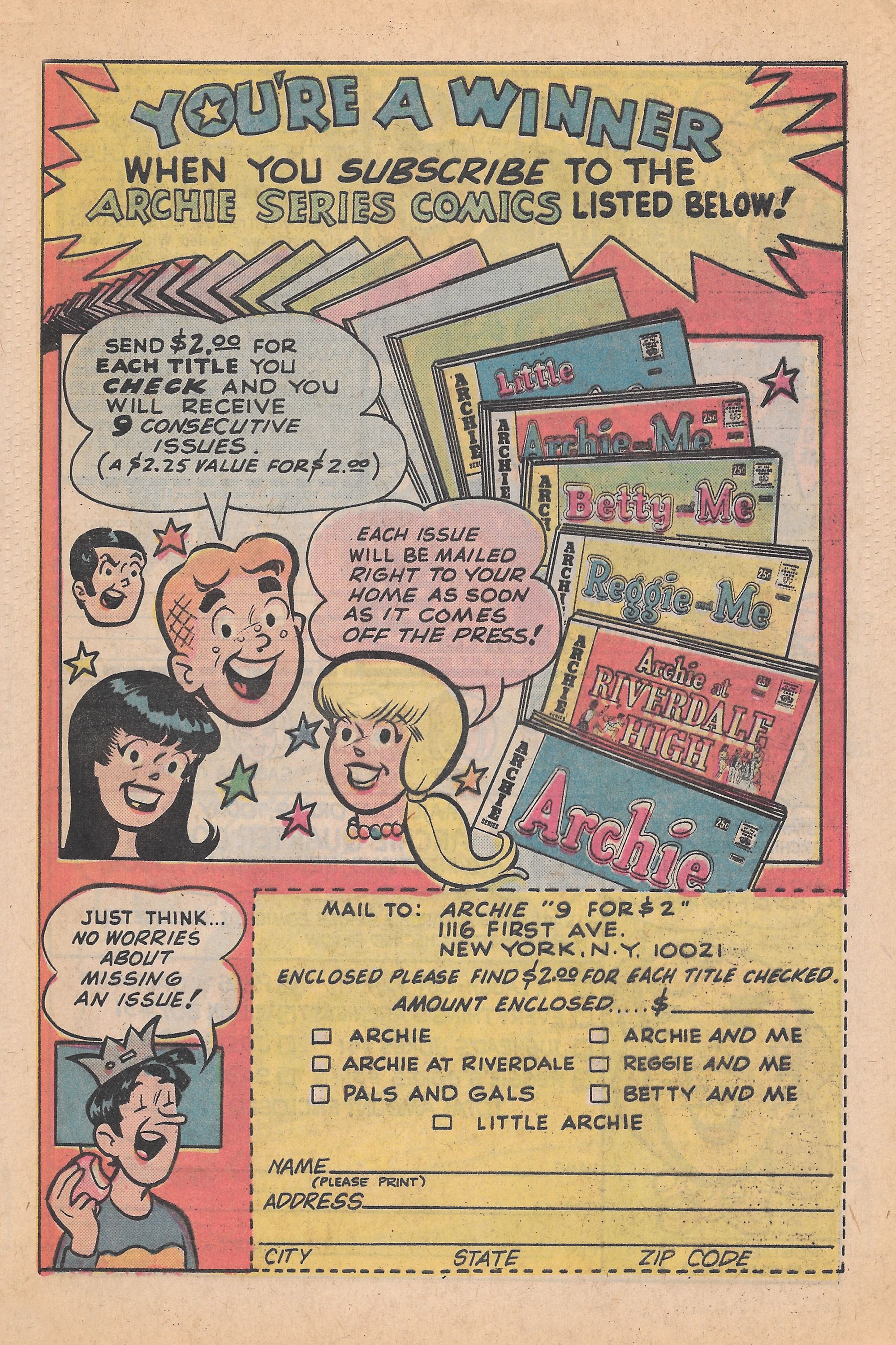 Read online Life With Archie (1958) comic -  Issue #150 - 33