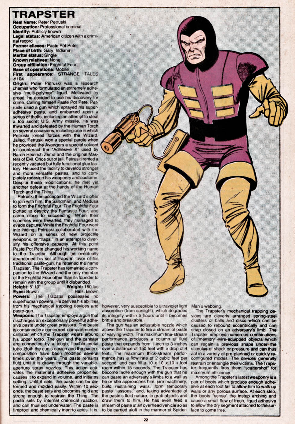 Read online The Official Handbook of the Marvel Universe comic -  Issue #11 - 23