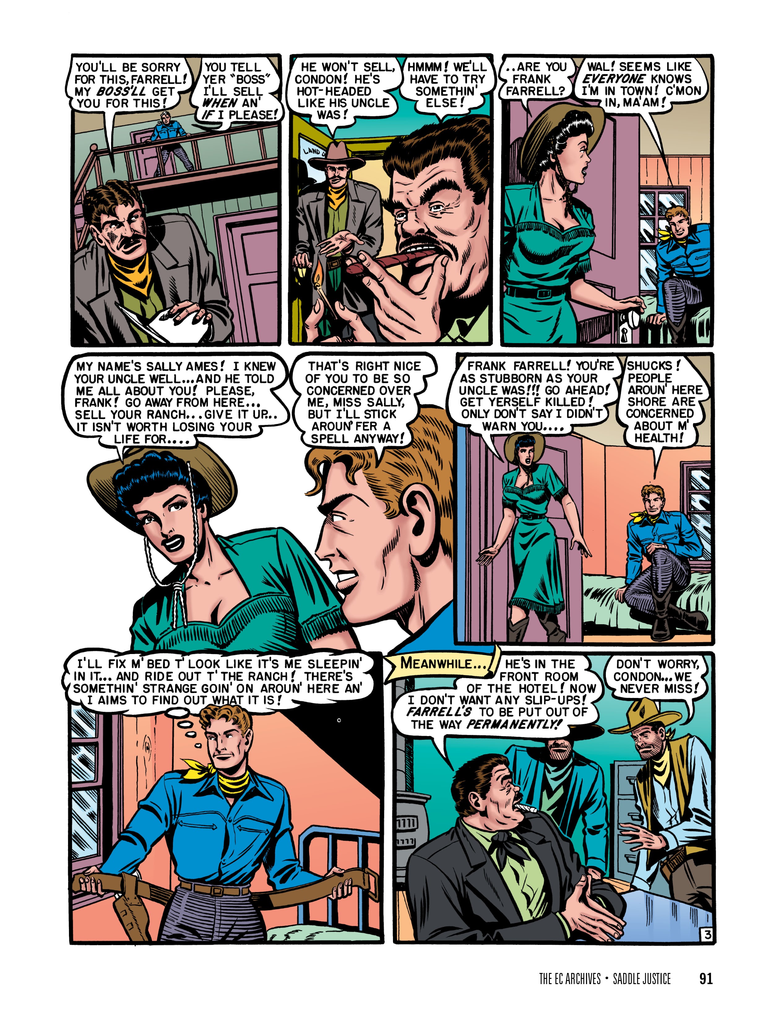 Read online The EC Archives: Saddle Justice comic -  Issue # TPB (Part 1) - 93