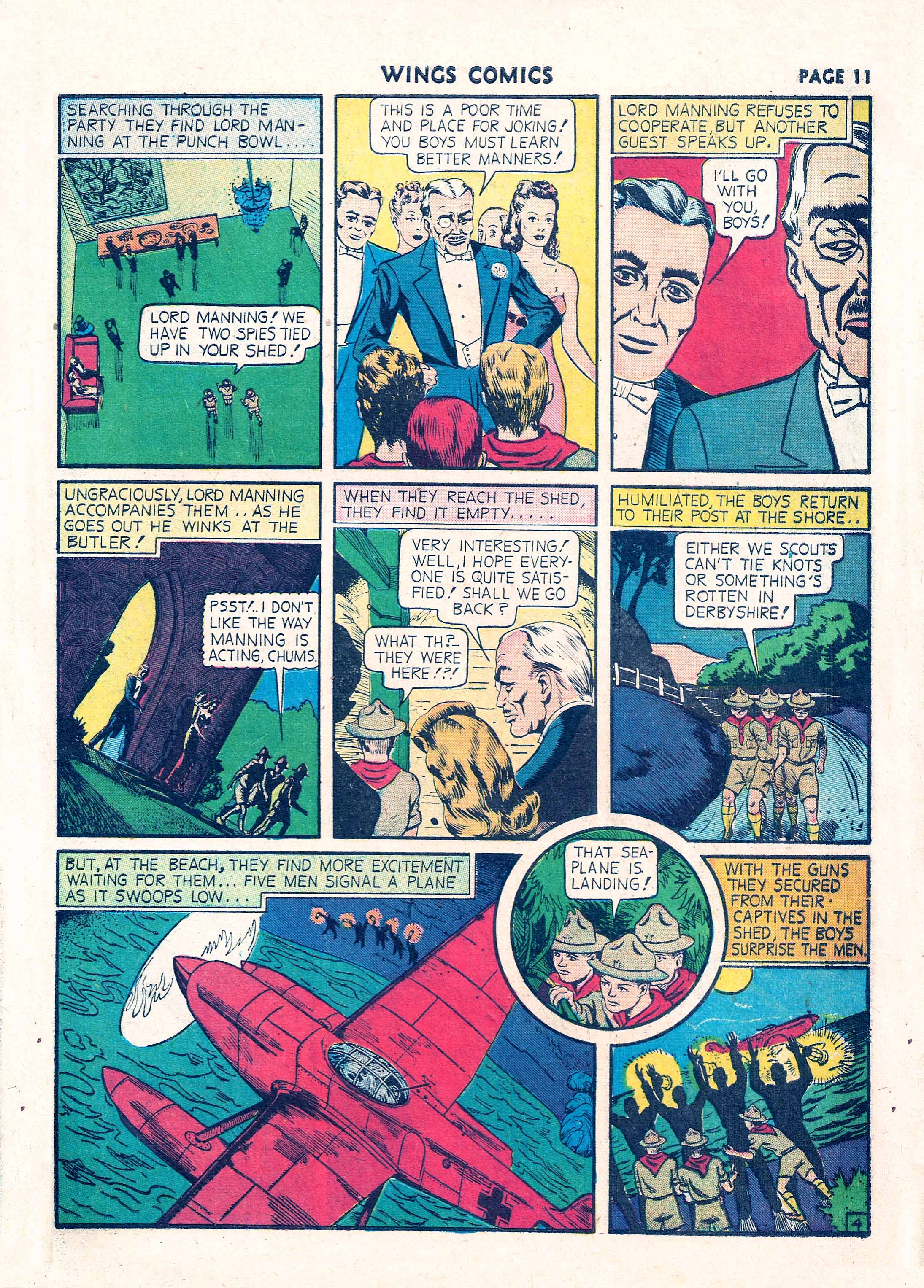 Read online Wings Comics comic -  Issue #9 - 13
