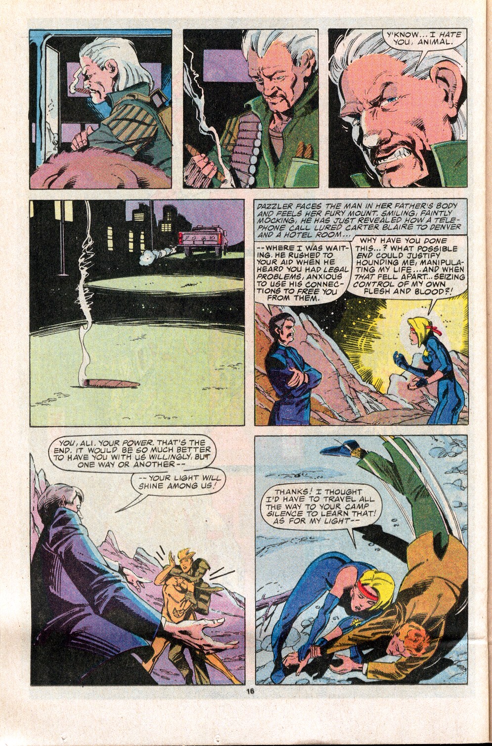 Read online Dazzler (1981) comic -  Issue #41 - 17