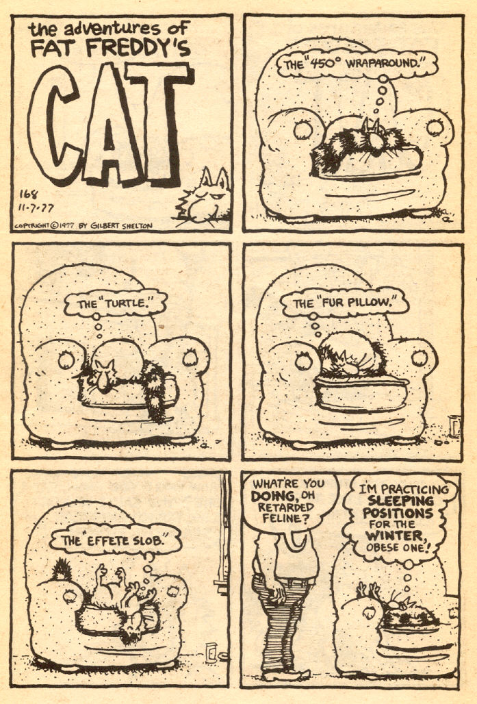 Read online Adventures of Fat Freddy's Cat comic -  Issue #4 - 22