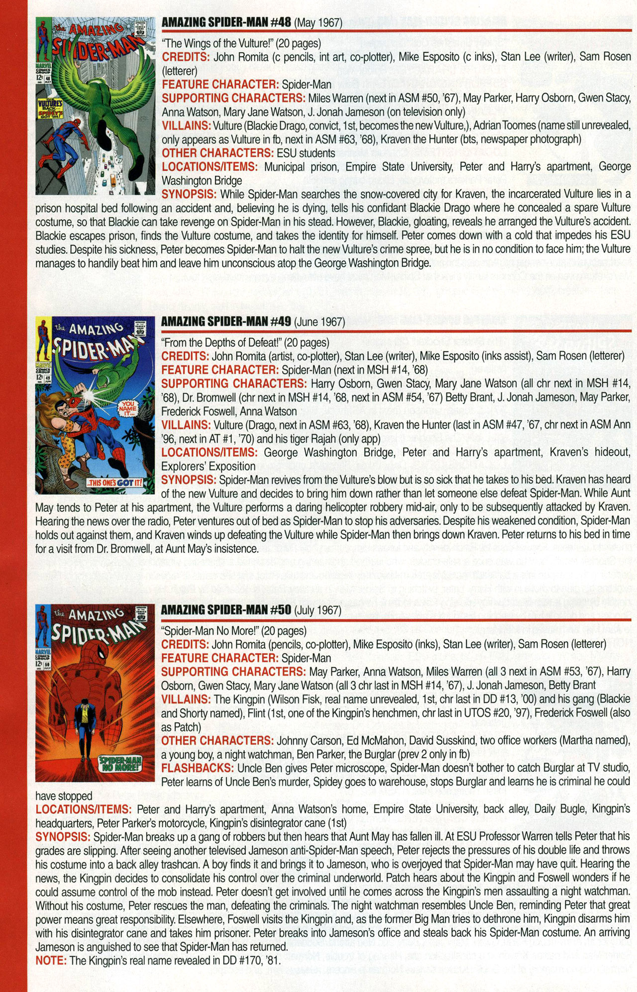 Read online Official Index to the Marvel Universe comic -  Issue #1 - 22