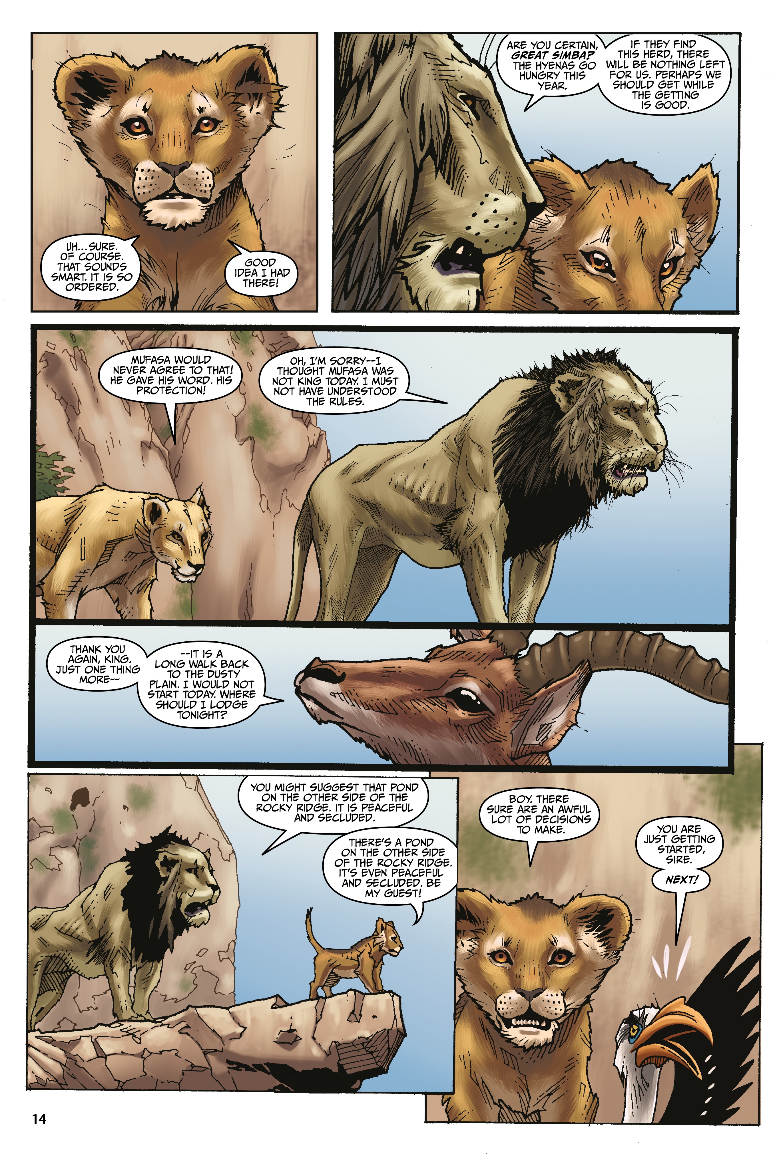 Read online Disney The Lion King: Wild Schemes and Catastrophes comic -  Issue # TPB - 15