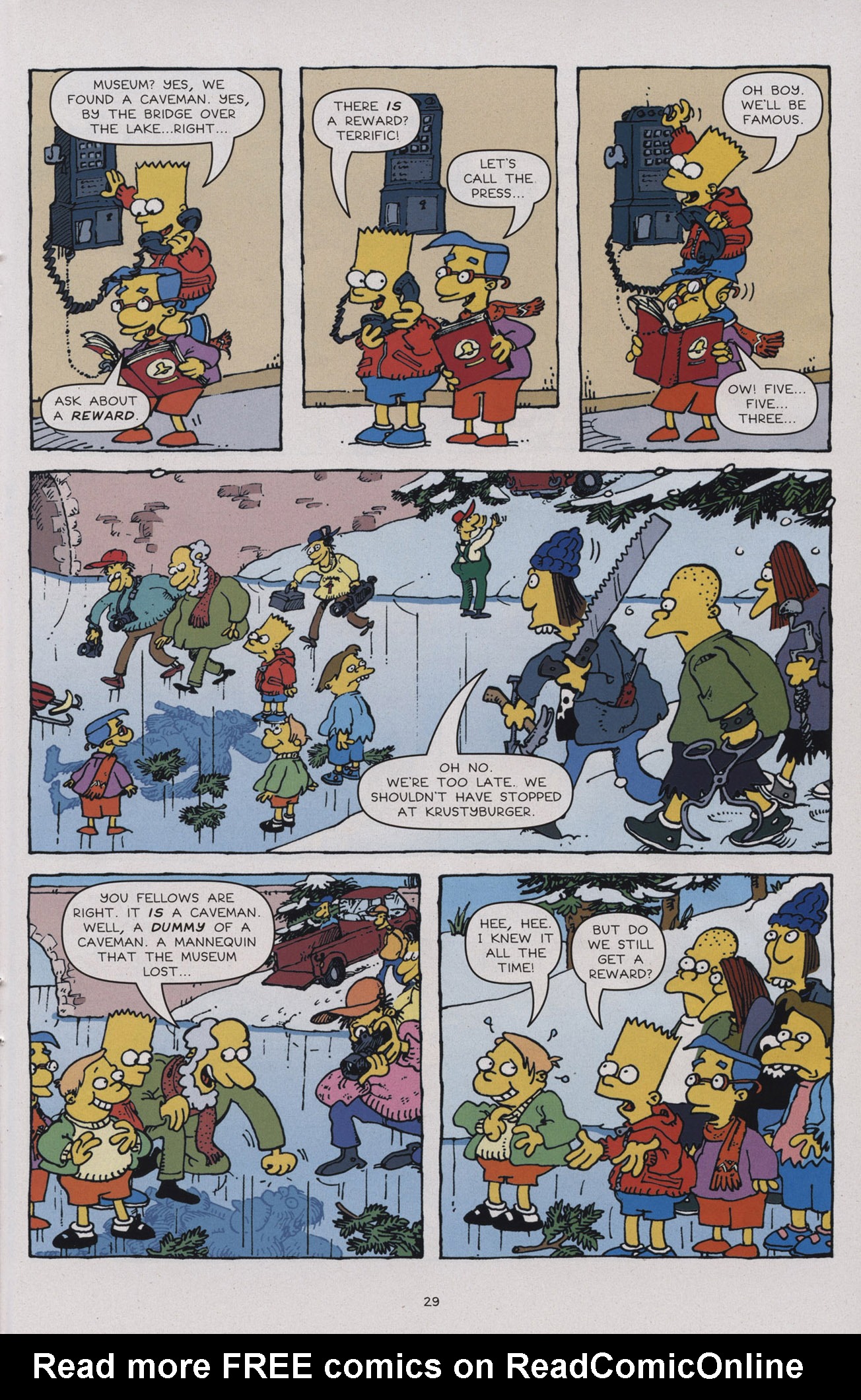 Read online The Simpsons Winter Wingding comic -  Issue #6 - 31