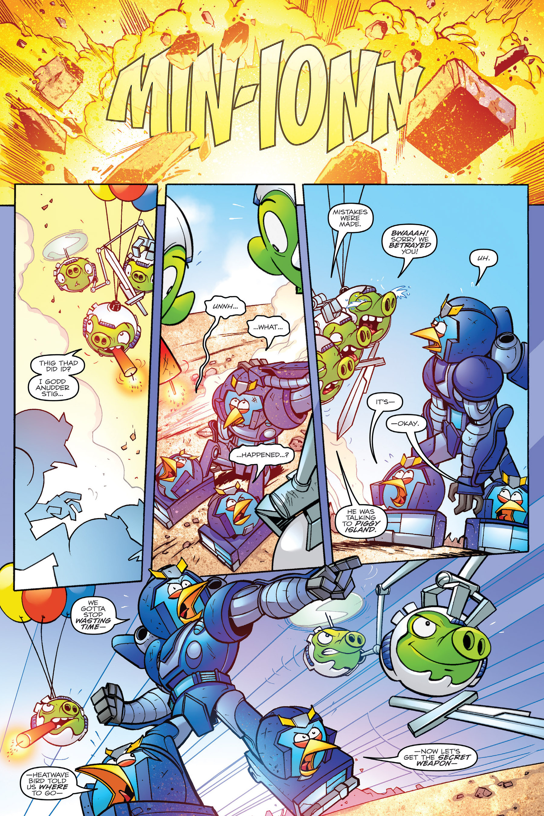 Read online Angry Birds Transformers: Age of Eggstinction comic -  Issue # Full - 80