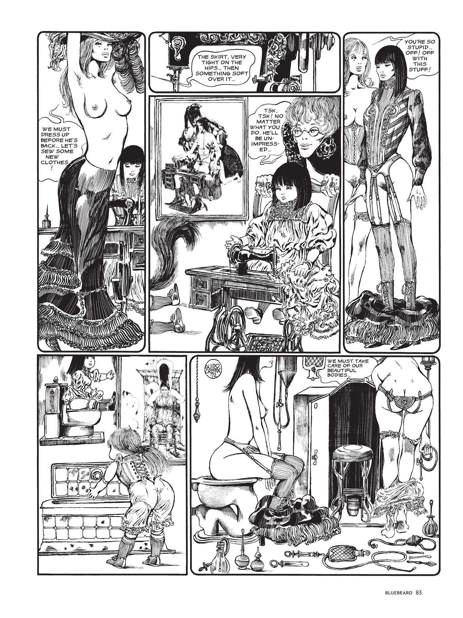 Read online The Complete Crepax comic -  Issue # TPB 3 - 77