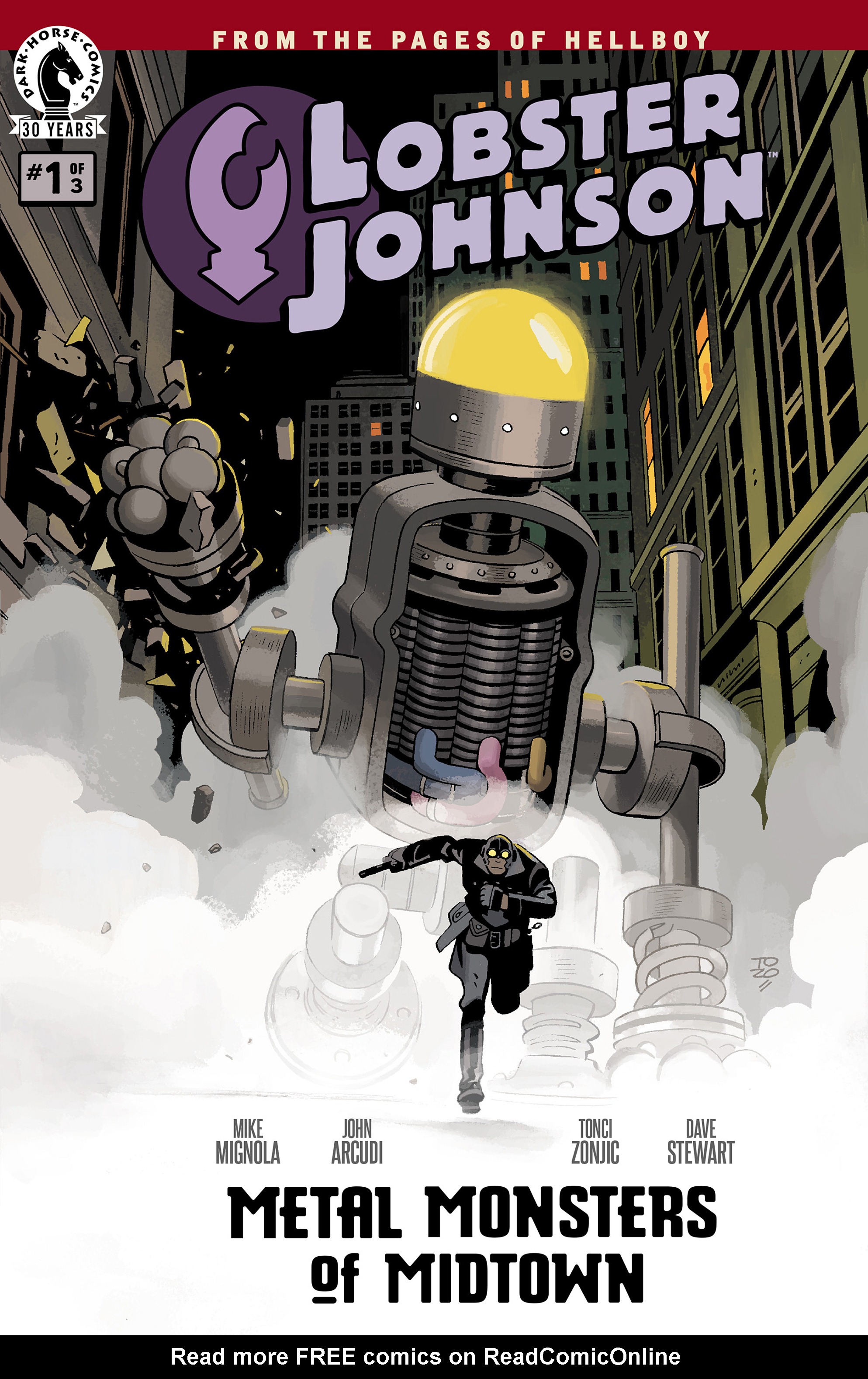 Read online Lobster Johnson: Metal Monsters of Midtown comic -  Issue #1 - 1