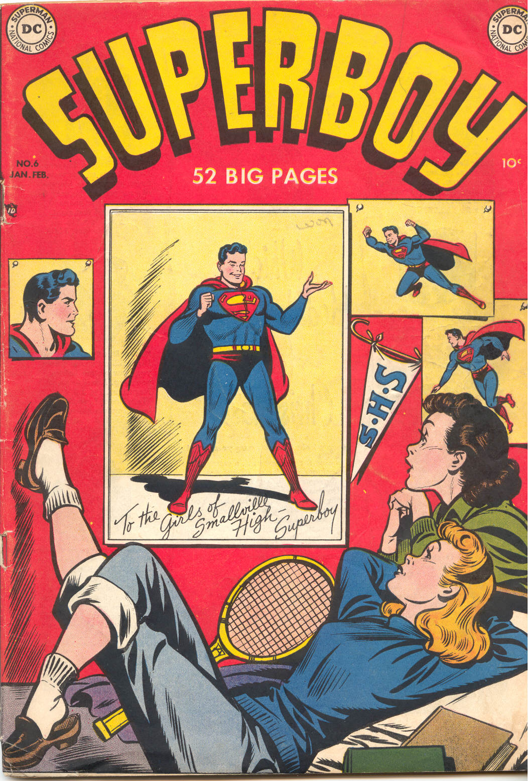 Read online Superboy (1949) comic -  Issue #6 - 1