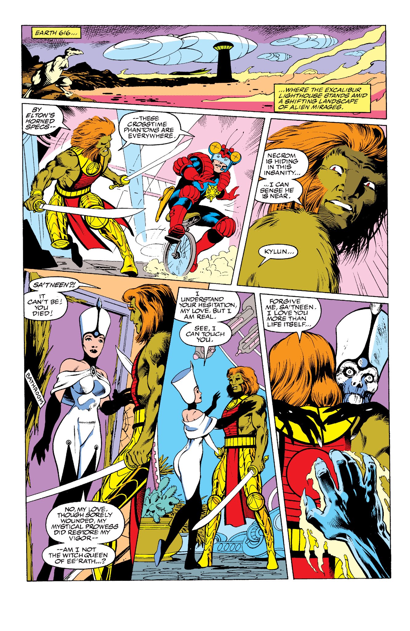 Read online Excalibur Visionaries: Alan Davis comic -  Issue # TPB 1 (Part 2) - 104