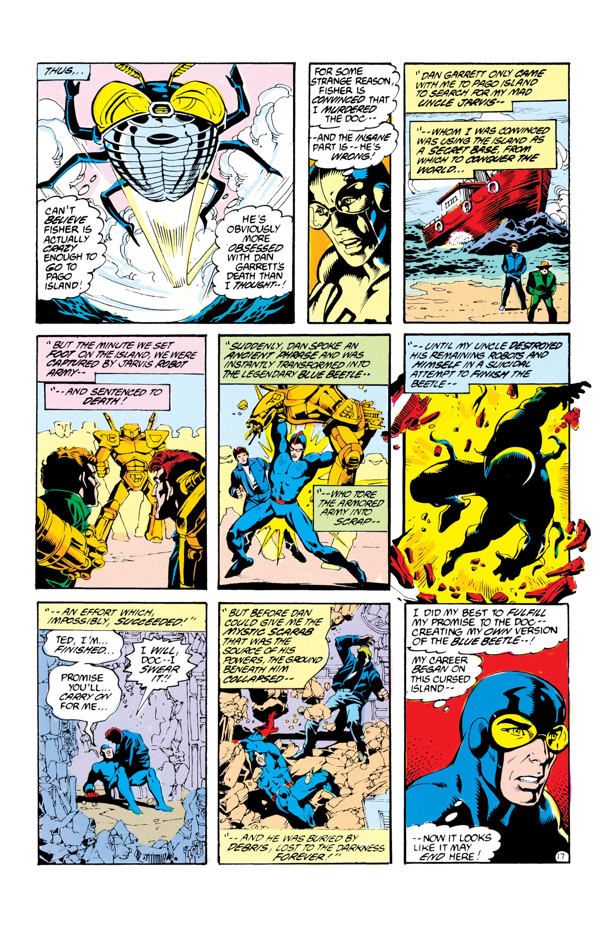 Read online Blue Beetle (1986) comic -  Issue #14 - 18