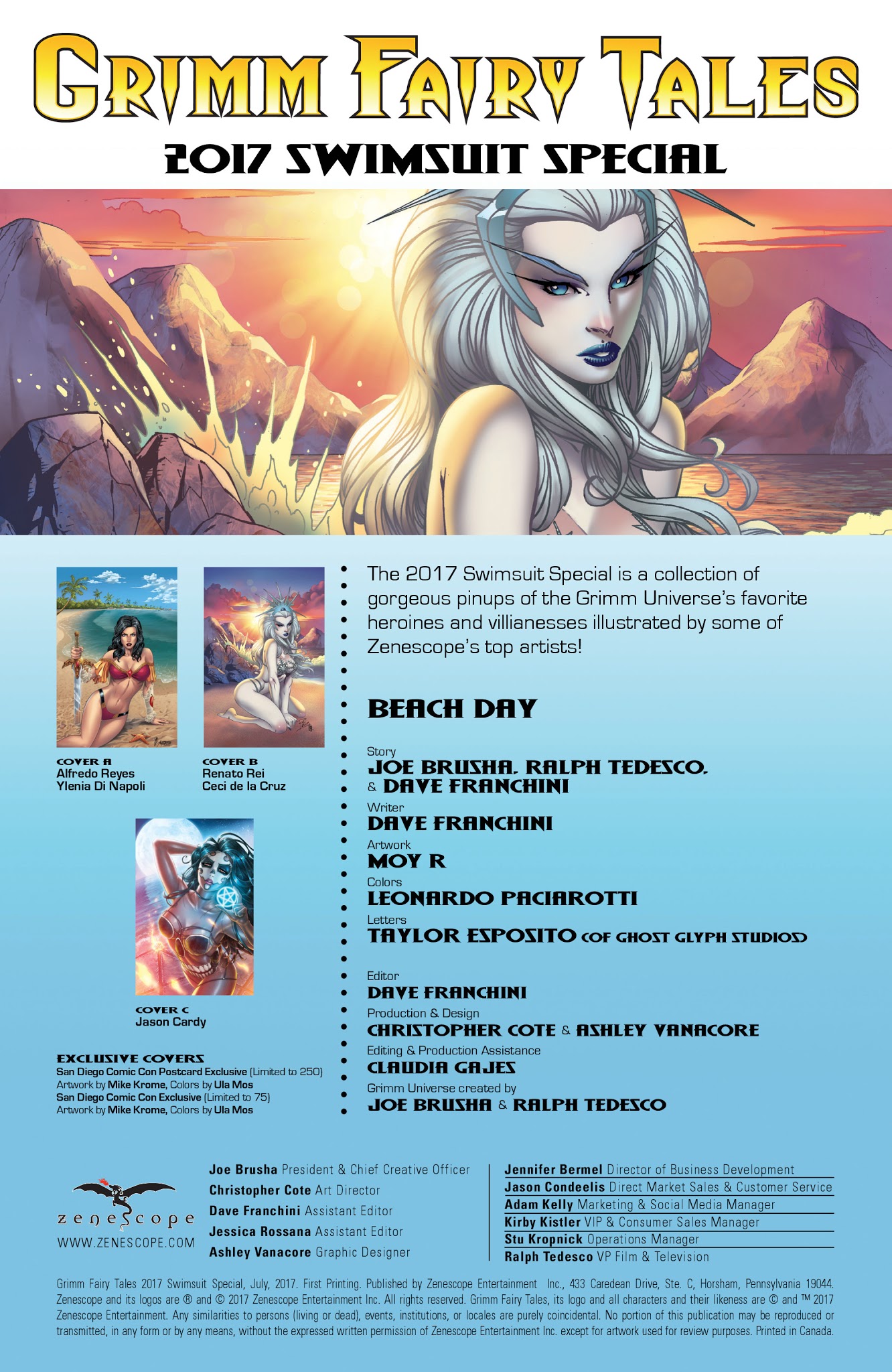Read online Grimm Fairy Tales 2017 Swimsuit Special comic -  Issue # Full - 2